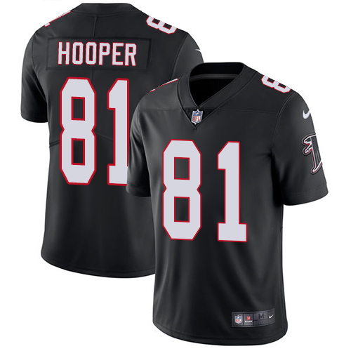 2019 men Atlanta Falcons #81 Hooper black Nike Vapor Untouchable Limited NFL Jersey